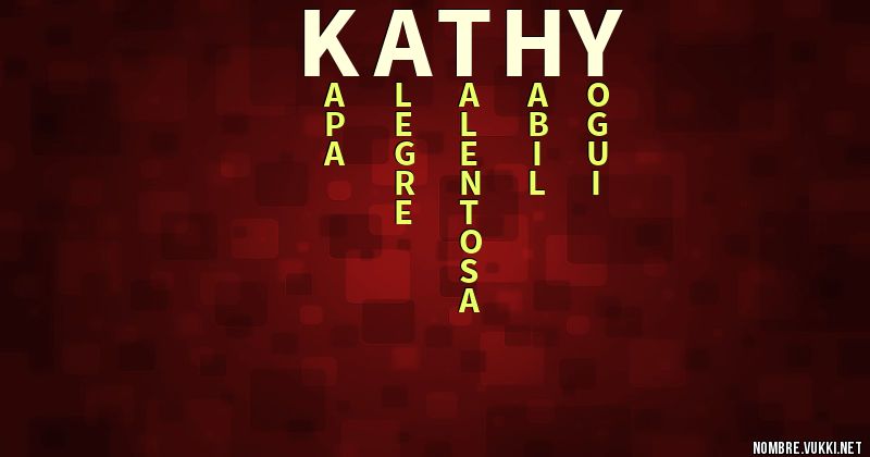 Acróstico kathy