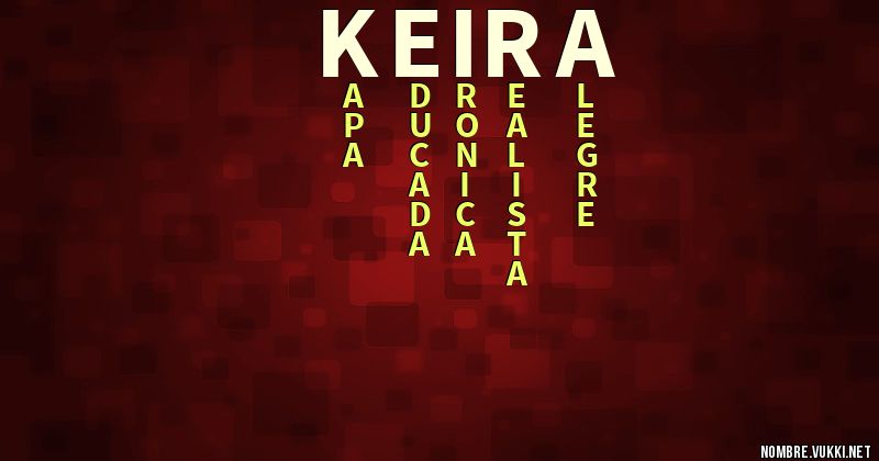 Acróstico keira