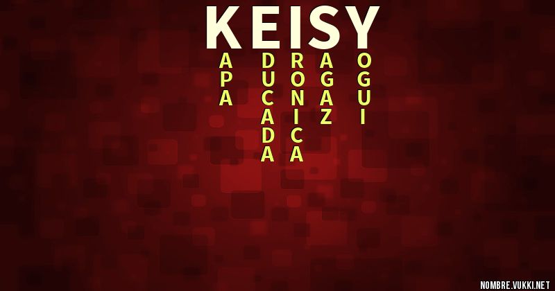 Acróstico keisy