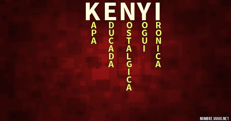 Acróstico kenyi
