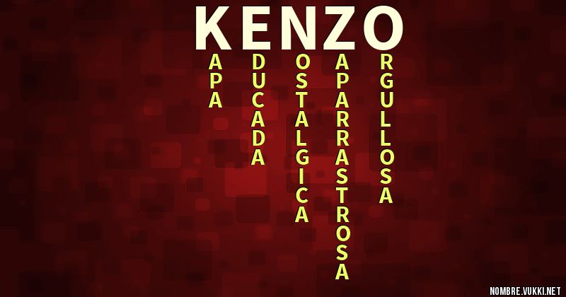 Qu significa kenzo