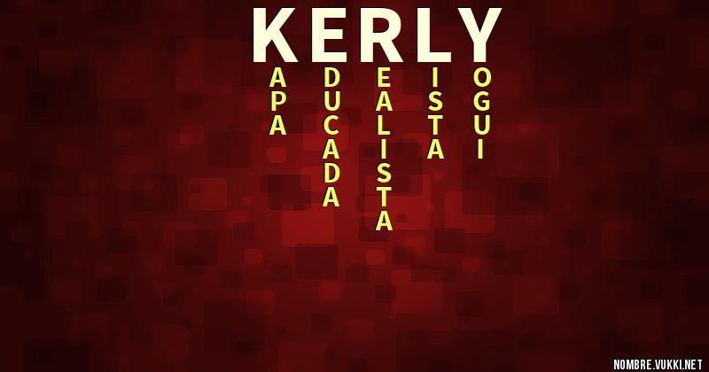 Acróstico kerly