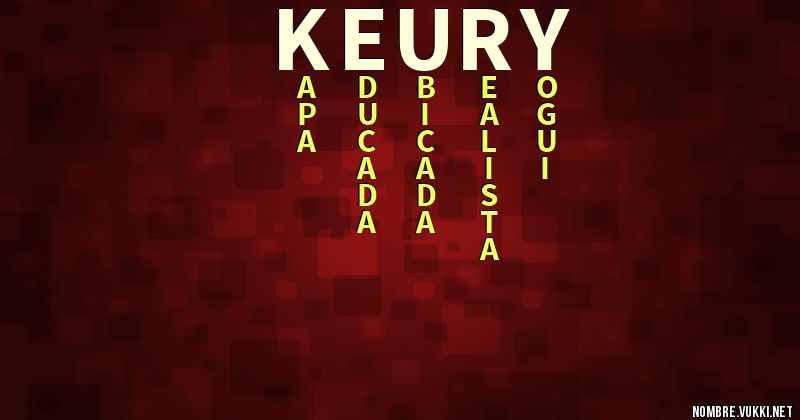 Acróstico keury