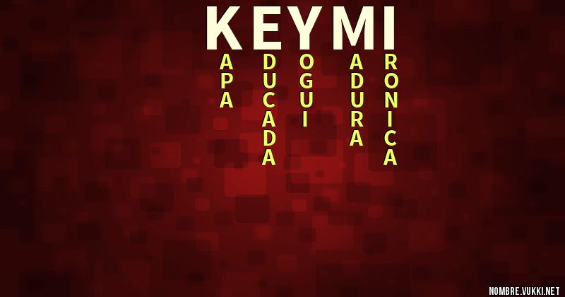 Acróstico keymi