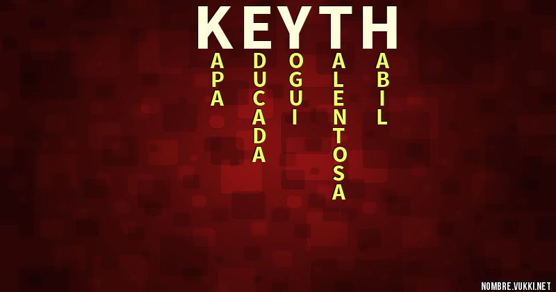 Acróstico keyth