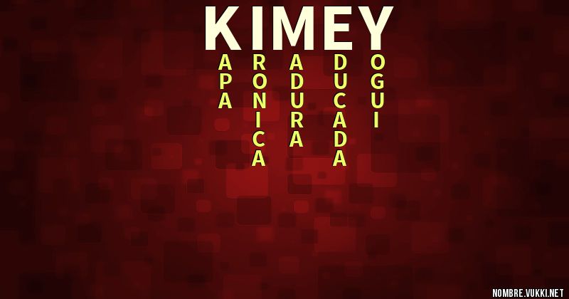 Acróstico kimey