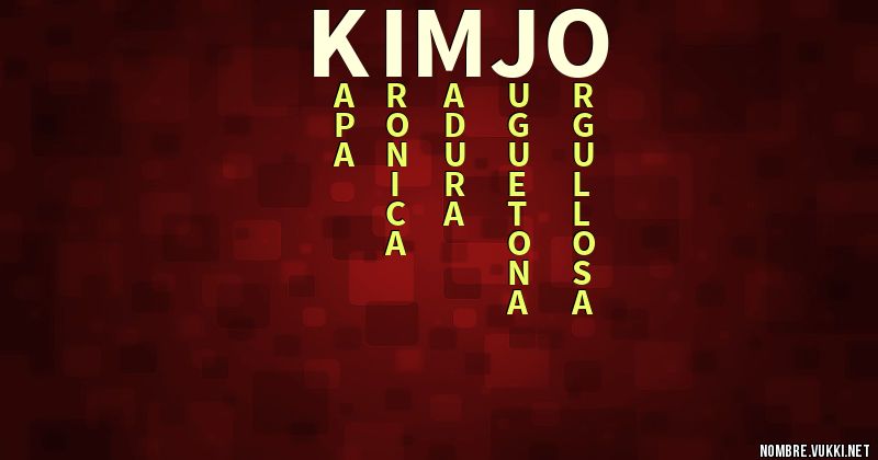 Acróstico kimjo