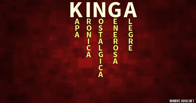 Acróstico kinga