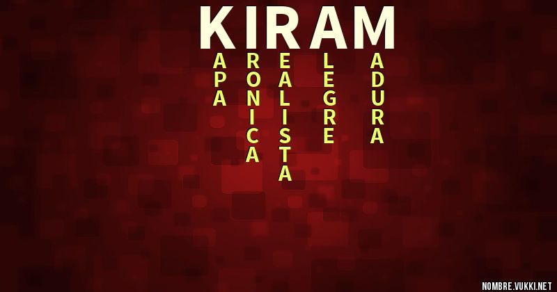 Acróstico kiram