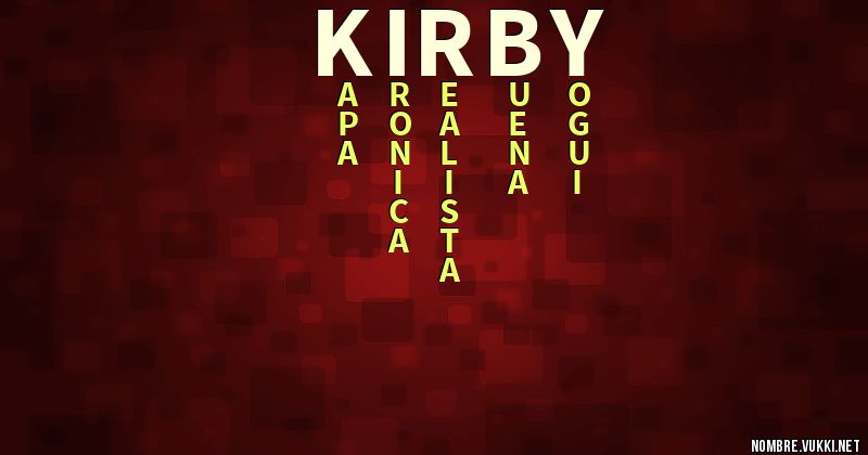 Qué significa kirby