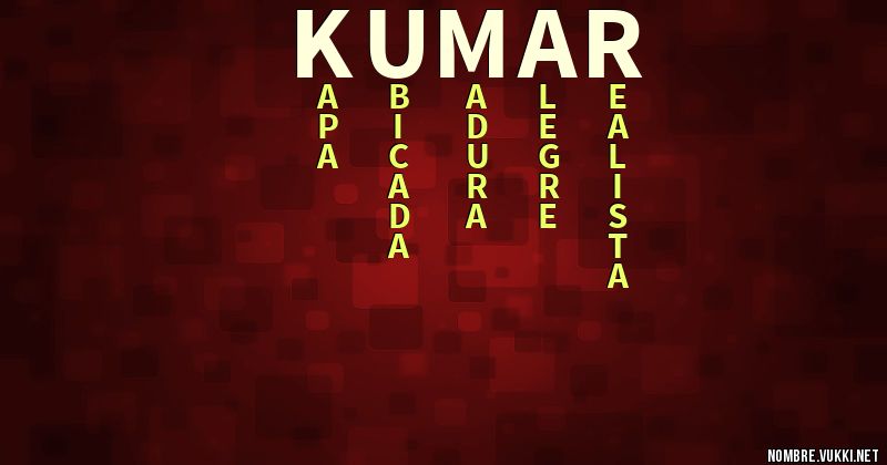 Acróstico kumar