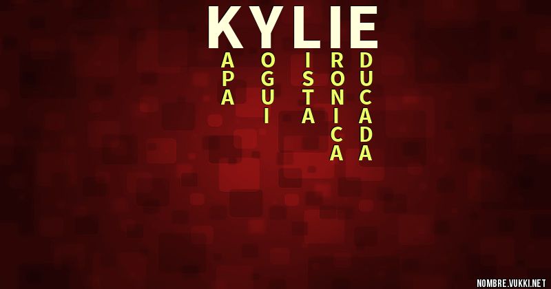 Acróstico kylie