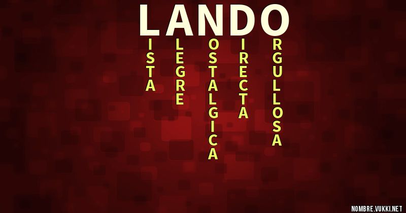 Acróstico lando