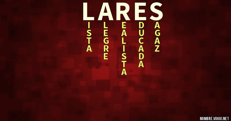 Acróstico lares