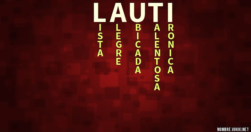 Acróstico lauti