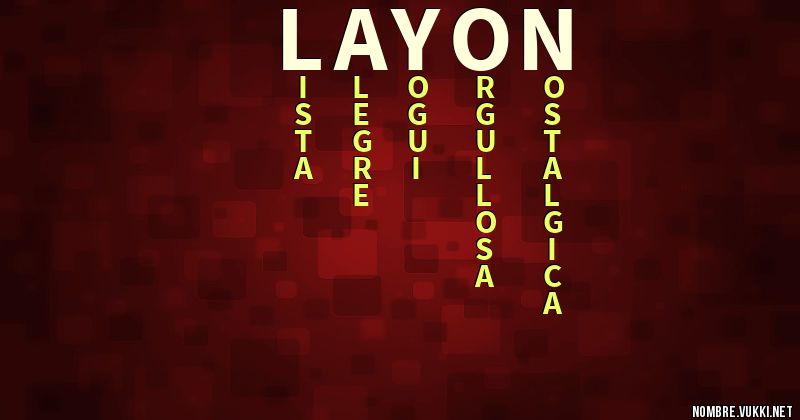 Acróstico layon