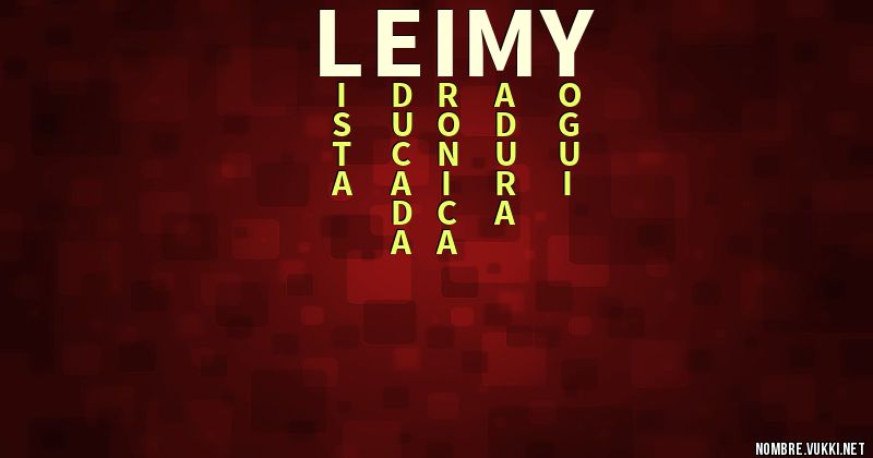 Acróstico leimy