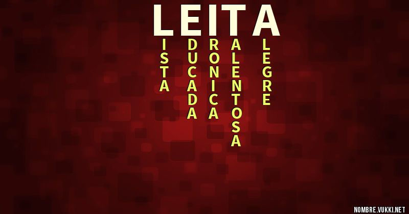 Acróstico leita