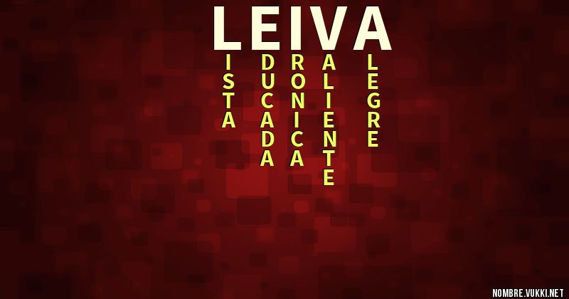 Acróstico leiva
