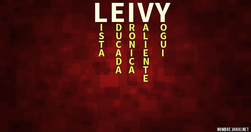 Acróstico leivy
