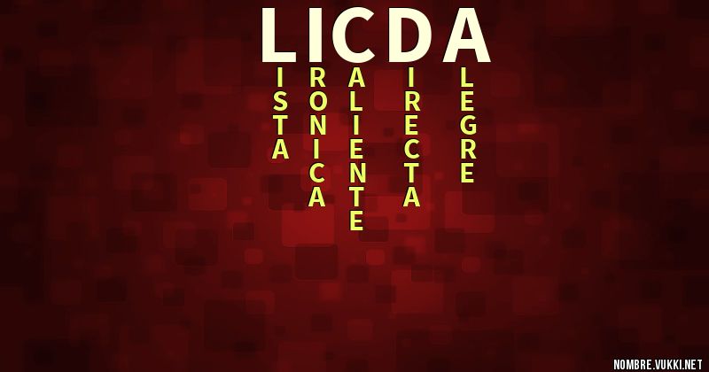 Acróstico licda