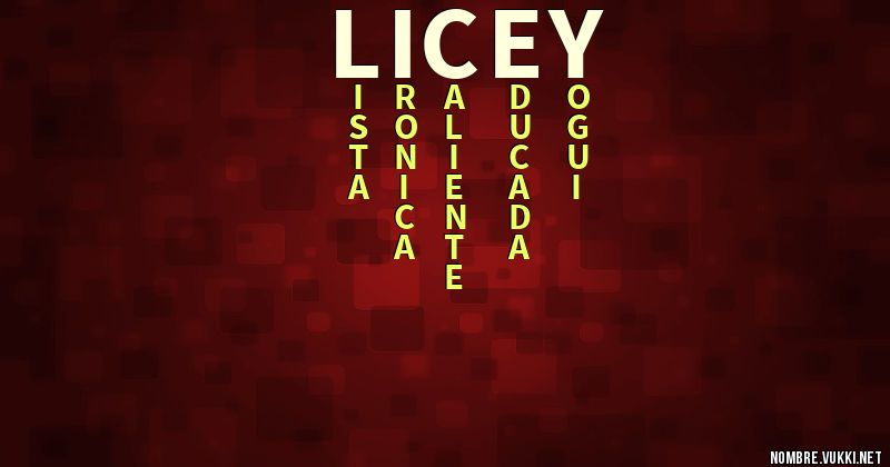 Acróstico licey