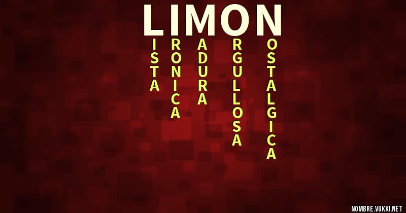 Acróstico limon