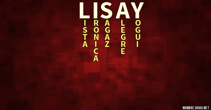 Acróstico lisay