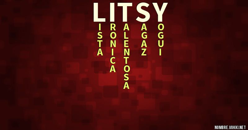 Acróstico litsy