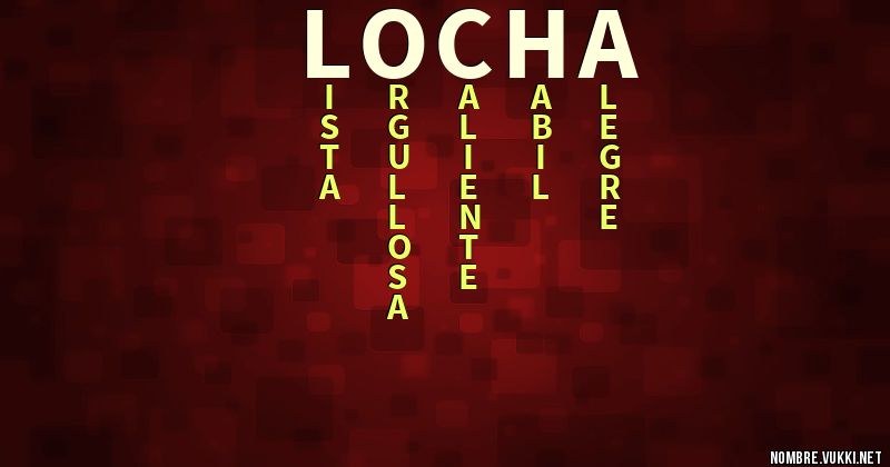 Acróstico locha