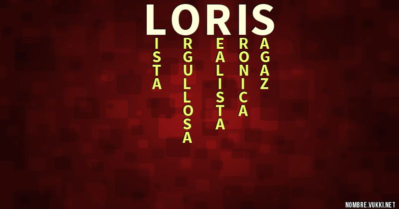 Acróstico loris