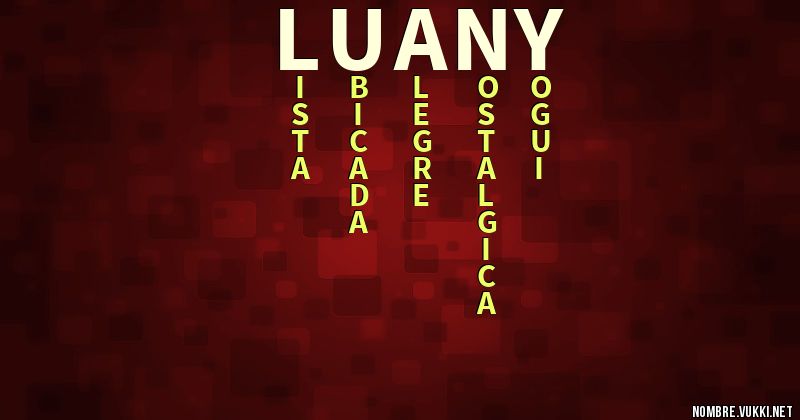 Acróstico luany