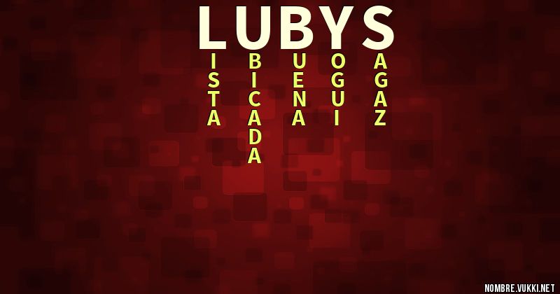 Acróstico lubys