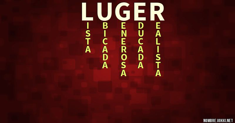 Acróstico luger