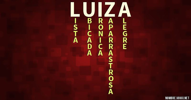 Acróstico luiza