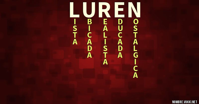 Acróstico luren