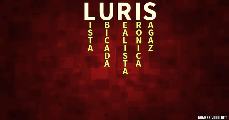 Acróstico luris