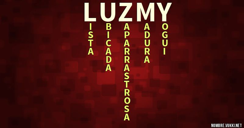 Acróstico luzmy