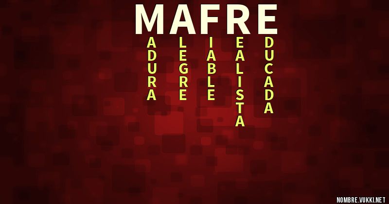 Acróstico mafre