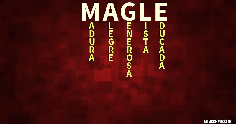 Acróstico magle