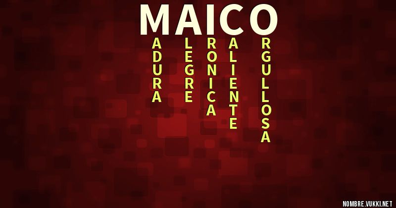 Acróstico maico