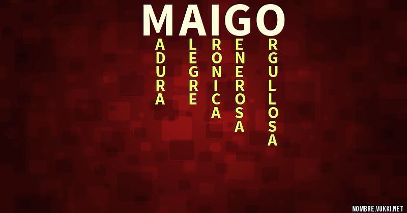 Acróstico maigo
