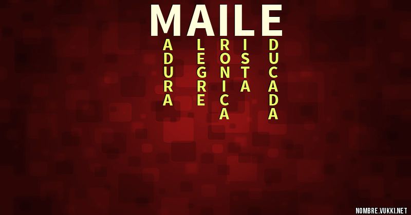 Acróstico maile