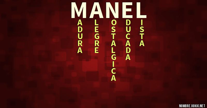 Acróstico manel