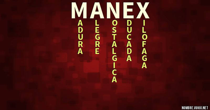 Acróstico manex