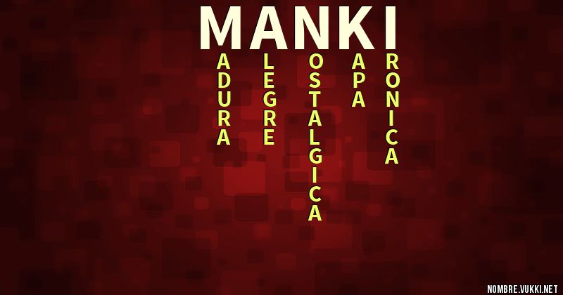 Acróstico manki