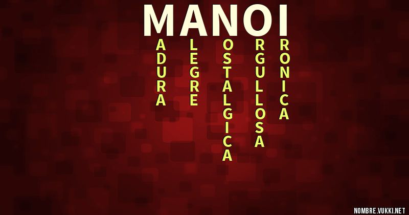 Acróstico manoi