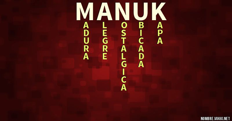 Acróstico manuk