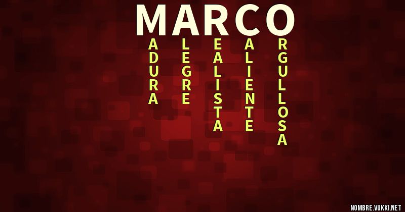 Acróstico marco9