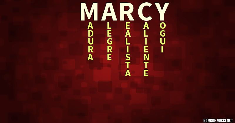 Acróstico marcy